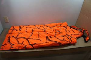 lot 85 image: MountN Prairie Blaze Orange Bibs - XL