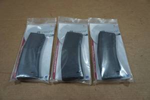 lot 100 image: 3 Troy 30 Round AR Magazines