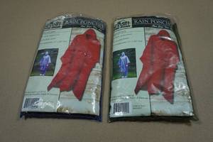 lot 248 image: 2 Old Mill Rain Ponchos - One Size Fits Most