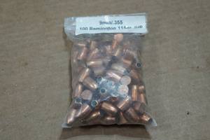 lot 304 image: 100 Remington .355 115 Gr JHP Bullets