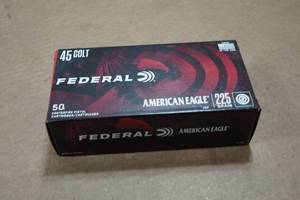 lot 317 image: 50 Federal American Eagle .45 Colt 225 Gr JSP Ammo