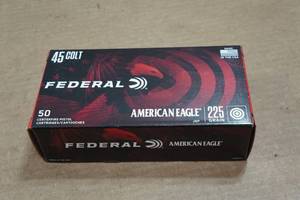 lot 319 image: 50 Federal American Eagle .45 Colt 225 Gr JSP Ammo
