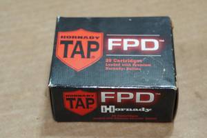 lot 322 image: 20 Hornady .40 S&W 155 Gr TAP FPD Ammo