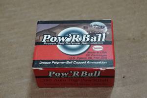 lot 323 image: 20 PowR Ball .380 Auto 70 Gr Ammo