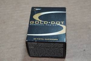 lot 328 image: 20 Speer Gold Dot .327 Federal Mag 115 Gr GD HP Ammo