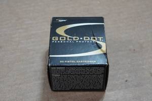 lot 329 image: 20 Speer Gold Dot .327 Federal Mag 115 Gr GD HP Ammo