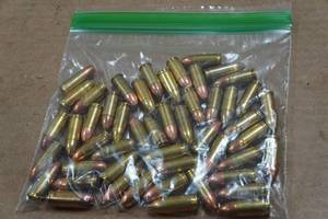 lot 346 image: 50 Loose 9mm FMJ Ammo