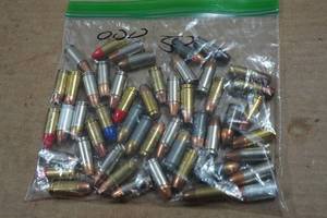 lot 347 image: 50 Loose 9mm Assorted Bullet Ammo