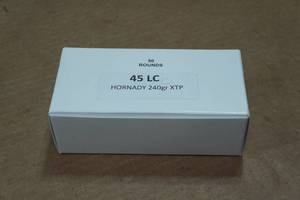 lot 354 image: 50 .45 LC 240 Gr Hornady XTP Ammo