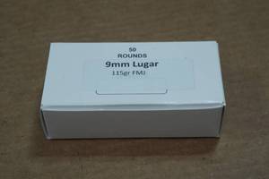 lot 359 image: 50 9mm Luger 115 Gr FMJ Ammo