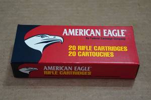 lot 368 image: 20 American Eagle .223 Rem 62 Gr FMJ Ammo