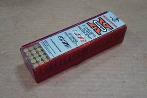 lot 376 image: 100 Winchester Super-X .22 LR 37 Gr Plated HP Ammo
