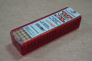 lot 377 image: 98 Winchester Super-X .22 LR 37 Gr Plated HP Ammo