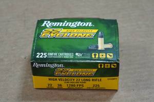 lot 395 image: 225 Remington 22 Cyclone .22 LR 36 Gr Lead HP Ammo