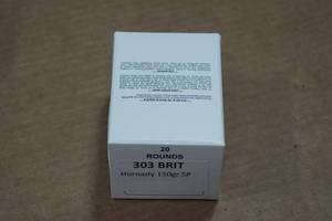 lot 401 image: 20 .303 British 150 Gr Hornady SP Ammo