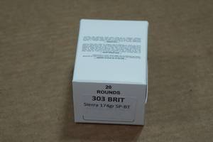 lot 402 image: 20 .303 British 174 Gr Sierra SP BT Ammo