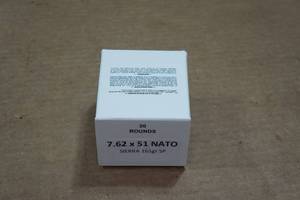 lot 407 image: 20 7.62 x 51 (.308 Win) 165 Gr Sierra SP Ammo