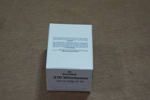 lot 409 image: 20 .270 Win 130 Gr Sierra SP-BT Ammo