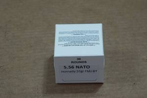 lot 423 image: 30 5.56mm 55 Gr Hornady FMJ-BT Ammo