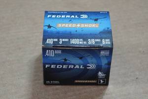 lot 441 image: 25 Federal Speed Shok .410 Bore 3 Steel 6 Shot Shotshells