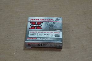 lot 448 image: 5 Winchester Super-X .410 Bore 2-12 Rifled HP Slugs