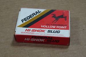 lot 457 image: 5 Federal Hi-Shok 20 Gauge 2-34 HP Slugs