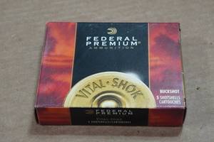 lot 459 image: 5 Federal Vital-Shok 12 Gauge 3-12 Mag 00 Buck Shotshells