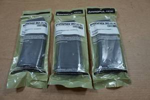 lot 97A image: 3 Magpul 30 Round AR Magazines