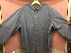 lot 118 image: Vintage Woolrich - XL Mens Shirt - Blue