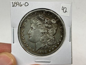 lot 42 image: 1896-O Silver Morgan Dollar