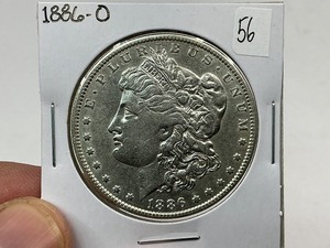 lot 56 image: 1886-O Silver Morgan Dollar