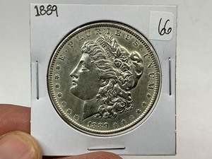 lot 66 image: 1889 Silver Morgan Dollar