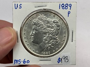 lot 93 image: 1889 Morgan Silver Dollar
