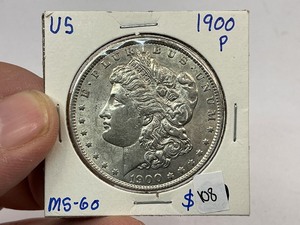 lot 108 image: 1900 Morgan Silver Dollar