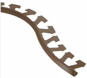 lot 88 image: 10 Pieces Schluter Jolly Edge 516 Brushed Antique Bronze