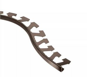 lot 34 image: 14 Pieces Schluter Jolly Radius 38 Brushed Antique Bronze