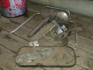 lot 50 image: Lot of (8) Truck Mirrors - Rear View (x6) and Side (x2)