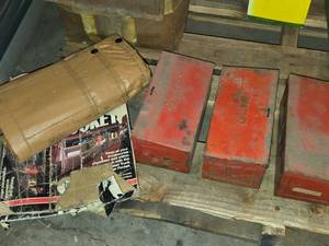 lot 107 image: (3) Hazard Light Kits and (1) Truck Storage Pocket