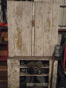 lot 140 image: Vintage 1800s Shop Cabinet 40 x 18 x 77