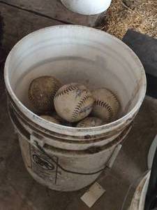 lot 163 image: Lot of (1 5-Gallon Bucket) Softballs