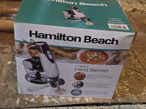 lot 239 image: Hamilton Beach Hand Blender (in original packaging)
