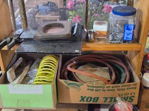 lot 241 image: Lot of (1 Shelf) Misc. Tools, Hoses and Hardware
