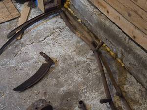 lot 280 image: Lot of (2) Scythes with Extra Head