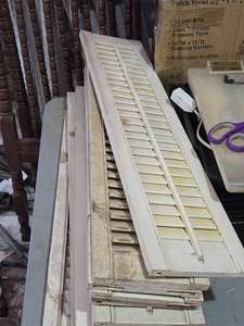 lot 245 image: Lot of (5) House Shutters