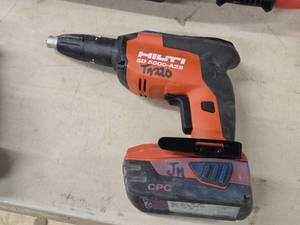 lot 988 image: Hilti� B22 2.6 Li-ion Cordless Drywall Screwdriver SD5000-A22 with Battery