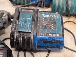 lot 1019 image: Makita� Li-Ion 14.4-18V  NiMh 7.2-14.4V Charger DC18SD