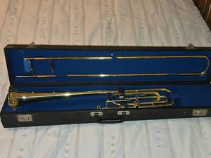 lot 477 image: Tenor - Sackbut by Finke with F Attachment and Case