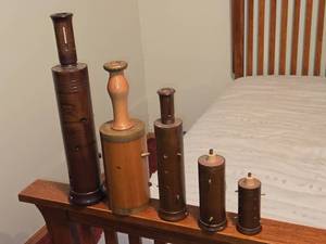 lot 476 image: Lot of (5) Racketts - (4) Renaissance (SATB) and (1) Baroque Bass