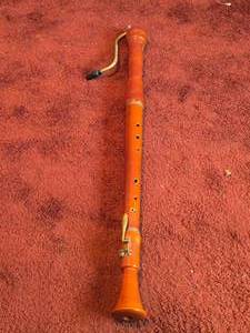 lot 515 image: Vintage F Bass Koncert Bass Recorder by Hohner�