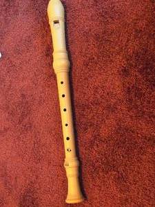 lot 560 image: Tropical Box Wood Alto Recorder by Fehr